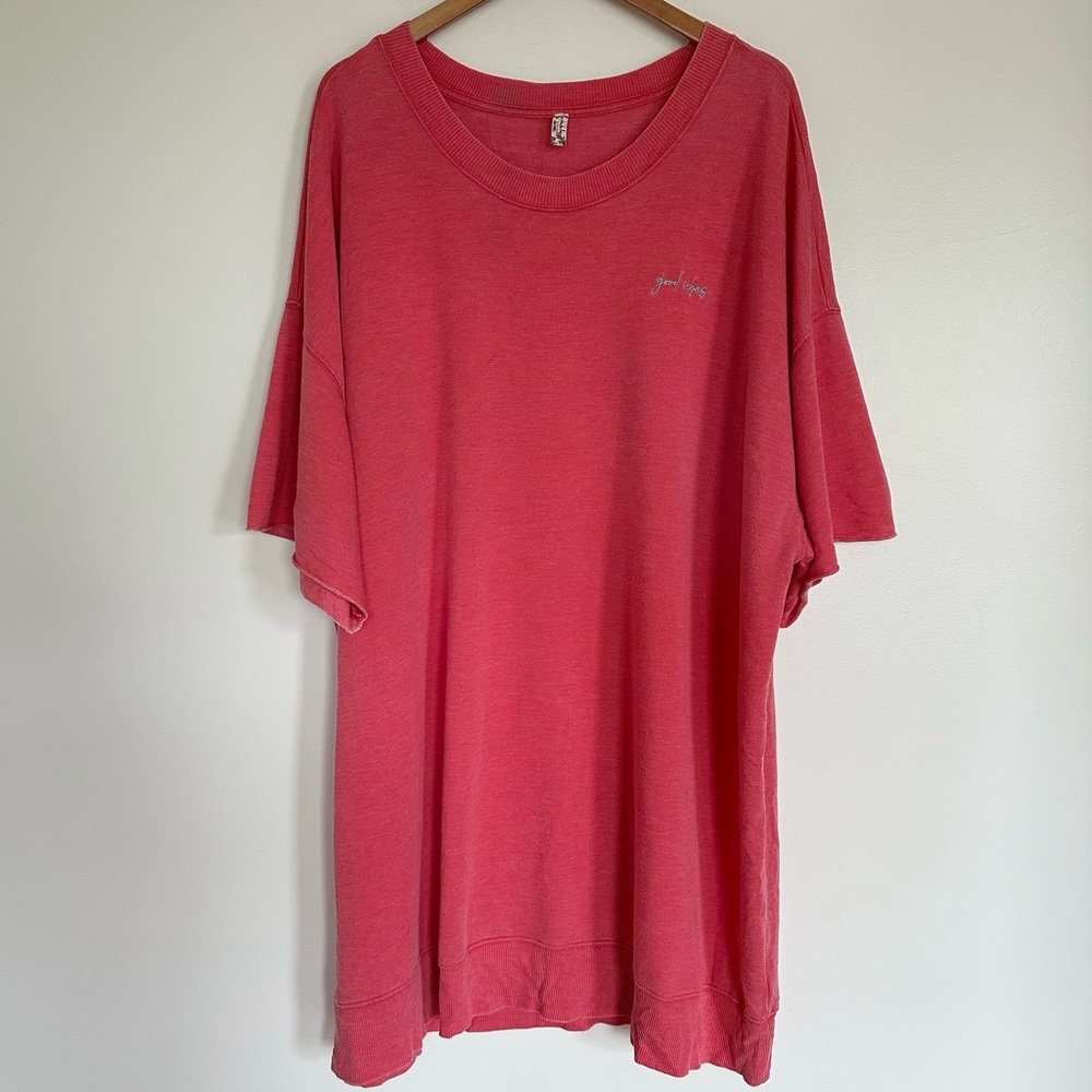 Intimately Free People Good Vibes Sleep Tee Size XL